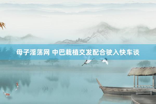 母子淫荡网 中巴栽植交发配合驶入快车谈